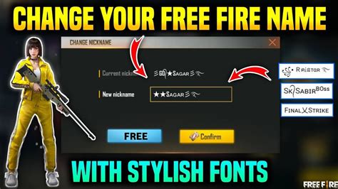nickname free fire|Nicknames for Freefire .